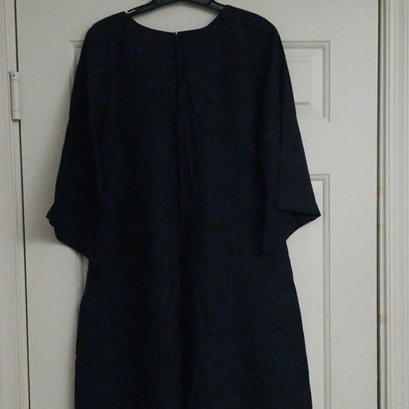 HAND PAINTED LINEN DRESS - Picture 2 of 3